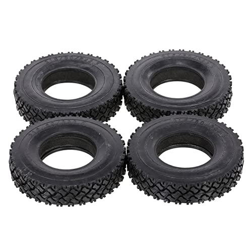 Kfwfuaee Reifen 3 3 Zoll Außendurchmesser Gummireifen Tragen Resistente Radreifen Für 1:14 Traktor Car Truck 4pcs von Kfwfuaee