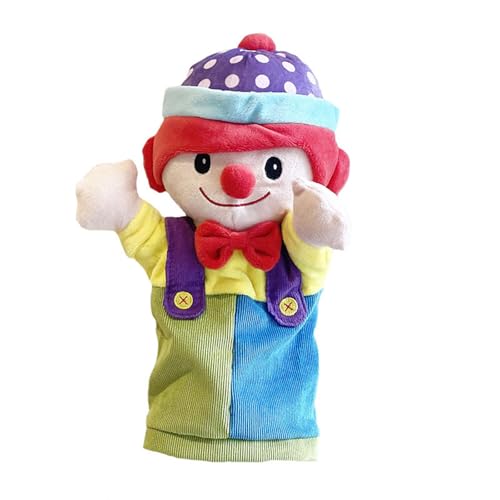Kfwfuaee Simulation Clown Hand Puppet Toy Weiches PP Baumwollplüschspielzeug Für Geschichtenerzählen Und Vorschulklassenzimmer Aktivität Clown Hand Kfwfuaee Simulation Clown Hand Puppet Toy Weiches PP Baumwollplüschspielzeug Für Geschichtenerzählen Und Vorschulklassenzimmer Aktivität Clown Hand von Kfwfuaee