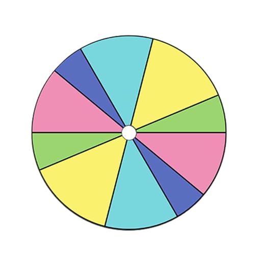 Kfwfuaee Tabletop Preis Plattentable Löschen Wiederverwendbares Fortunes Wheel Fortunes Party Turn Plate Wheel Prize Spinnings Spiel Enduring von Kfwfuaee