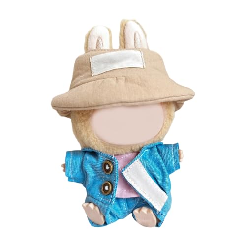 Luxuriöses 15,2 cm Puppenkleidung-Set im Stil von Affe und Hüten, weiches Polyester, Puppenkleidung, Cartoon-Puppenkleidung, Puppe Luxuriöses 15,2 cm Puppenkleidung-Set im Stil von Affe und Hüten, weiches Polyester, Puppenkleidung, Cartoon-Puppenkleidung, Puppe von Kfwfuaee