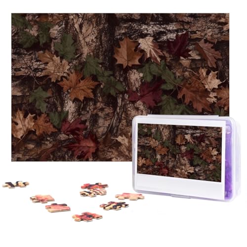 Outfitter Tuff Camo Puzzles 300 Teile Personalisierte Puzzles Fotos Puzzle für Familie Bilderpuzzle für Erwachsene Hochzeit Geburtstag (74,9 x 50 cm) von Khiry