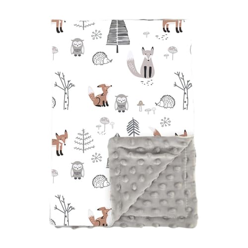 KiBcsLic Babydecke Und Wickeltuch, Empfangsdecken für Neugeborene Und Kinder, Eulenmuster KiBcsLic Babydecke Und Wickeltuch, Empfangsdecken für Neugeborene Und Kinder, Eulenmuster von KiBcsLic