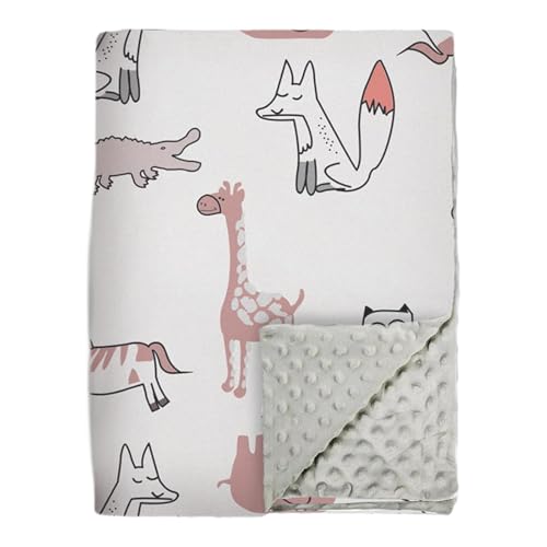 KiBcsLic Babydecke Und Wickeltuch, Empfangsdecken für Neugeborene Und Kinder, Giraffenmuster KiBcsLic Babydecke Und Wickeltuch, Empfangsdecken für Neugeborene Und Kinder, Giraffenmuster von KiBcsLic