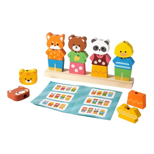 KiBcsLic Formen Sortierspiel Lernspielzeug mit Stapelblöcken Und Sortierbrett Als Holzperlen Spiel Aus Robustem Holz Zum Farbenlernen für Die Beschäftigung Au KiBcsLic Formen Sortierspiel Lernspielzeug mit Stapelblöcken Und Sortierbrett Als Holzperlen Spiel Aus Robustem Holz Zum Farbenlernen für Die Beschäftigung Au von KiBcsLic