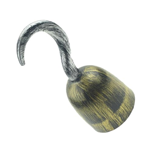KiBcsLic Piratenhaken Kostüm Piratenhaken Spielzeug Halloween Dekor Lebensechte Cosplay für Party, Bronze KiBcsLic Piratenhaken Kostüm Piratenhaken Spielzeug Halloween Dekor Lebensechte Cosplay für Party, Bronze von KiBcsLic
