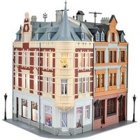 KIBRI 38295 H0 Stadthaus mit Figur und Hausbeleuchtungs- Startset, Funktionsbausatz von Kibri