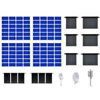 KIBRI 38602 H0 Deko-Set Solar, Röhren, Photovoltaik von Kibri