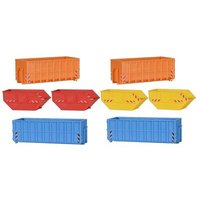 KIBRI 38648 H0 Deko-Set Absetzcontainer von Kibri