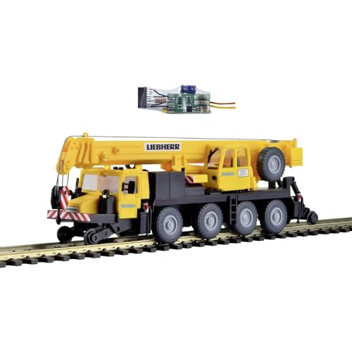 Kibri 10558 H0 Baufahrzeug Modell Liebherr Mobilkran LTM 1050-4 GleisBau von Kibri