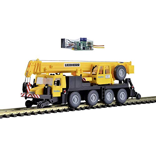 Kibri 10558 H0 Baufahrzeug Modell Liebherr Mobilkran LTM 1050-4 GleisBau von Kibri