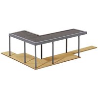 Kibri 38345 H0 Überdachte Terrasse Bausatz von Kibri