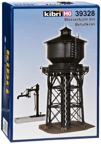 Kibri 39328 - Wasserturm mit Befüllkran H0 von Kibri