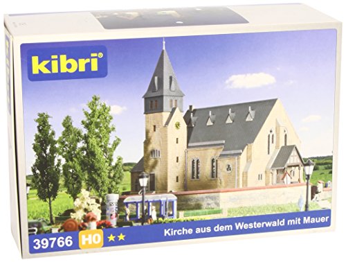 Kibri 39766 - H0 Kirche mit Mauer aus dem Westerwald von Busch-Jaeger