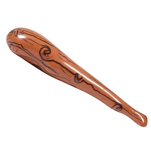 Kichvoe 35 Zoll Aufblasbares Baseballschläger: Holz Getreide Blow Bat PVC Sport Jubel Für Geburtstagsfeier Karneval Cosplay Und Sportthema Dekorationen von Kichvoe