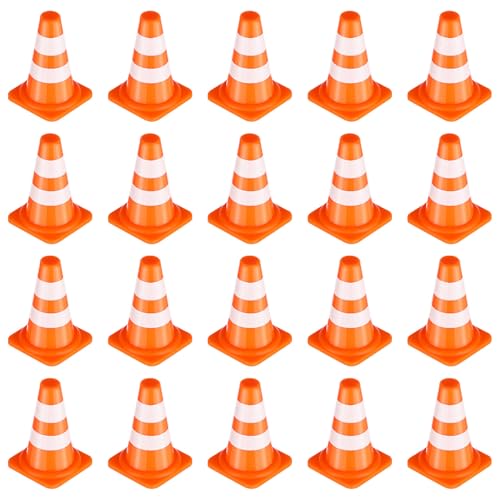 Kichvoe 50 Stück Mini-verkehrskegel – Orangefarbene Verkehrskegel aus Kunststoff – Barrikaden für Puppenhausspiele, 0,98 X 0,62 Zoll, Pädagogisches Verkehrsszenen-spielset Kichvoe 50 Stück Mini-verkehrskegel – Orangefarbene Verkehrskegel aus Kunststoff – Barrikaden für Puppenhausspiele, 0,98 X 0,62 Zoll, Pädagogisches Verkehrsszenen-spielset von Kichvoe