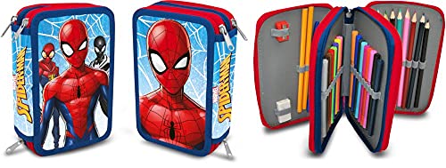 Spider Man KL84014 Kd-sp30008 Federmappe, Cartoon, Farbig, 20x13x4 cm von Spider Man