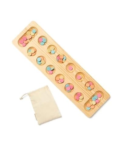 Kid's Concept Kalaha Spiel – Kinder Mancala Spiel, Funkelschatz Kalaha Spiel, Lernspiel für Kinder, Mancala Spiel, pädagogisches Spiel, Strategie und Spaß für die ganze Familie von Kid’s Concept