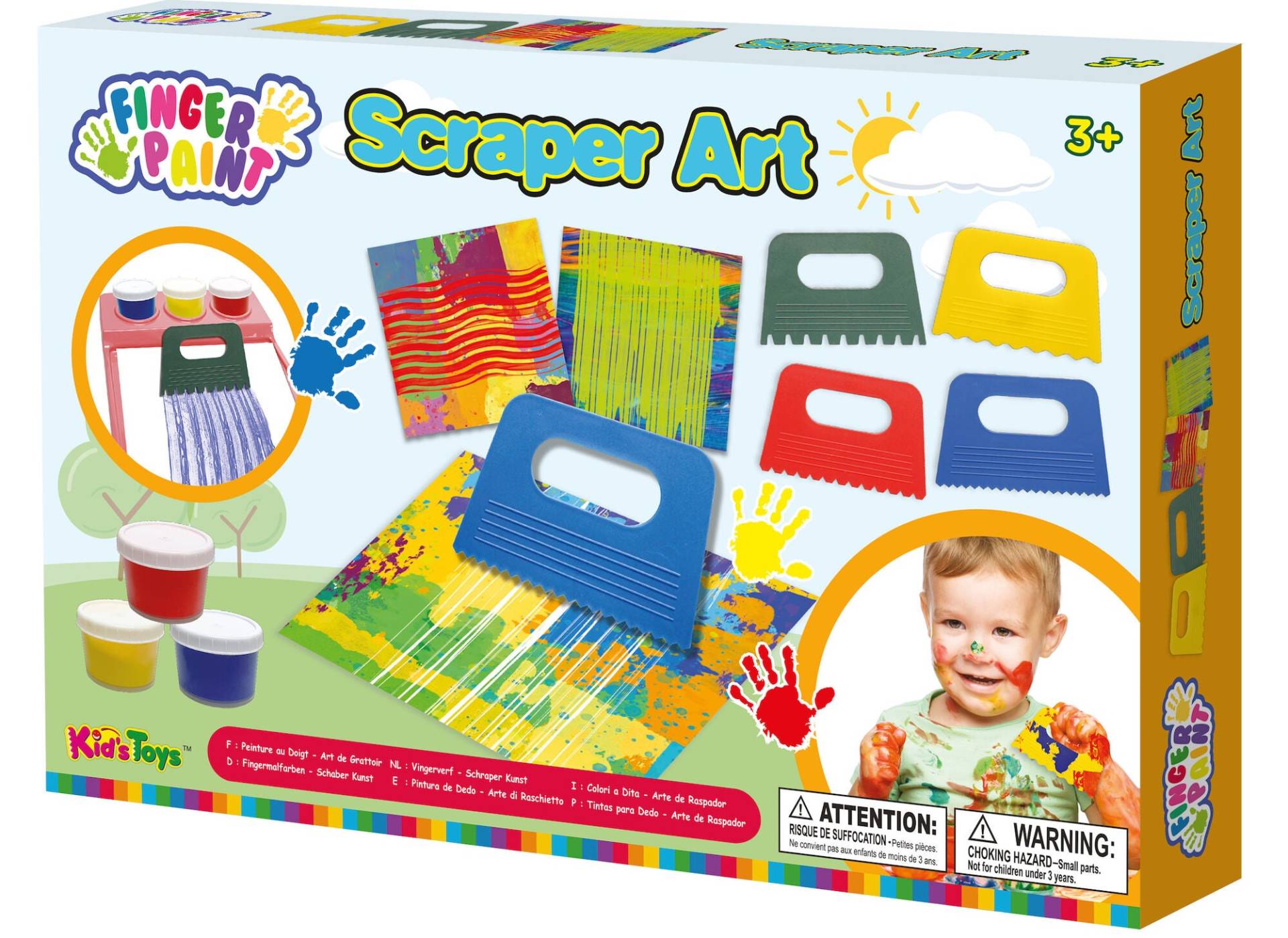 Kids Dough Scrape Art Fingerfarbe von Kid's Dough