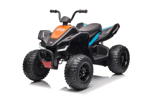 Elektro Kinder Quad ATV McLaren Racing MCL35 Allrad 4x35W 12V/14Ah, Farbe:Schwarz Elektro Kinder Quad ATV McLaren Racing MCL35 Allrad 4x35W 12V/14Ah, Farbe:Schwarz von Kidcars