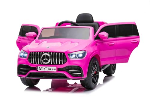 Elektro Kinderauto Mercedes M-Class 2x25W 12V/7Ah, Farbe:Pink von Kidcars