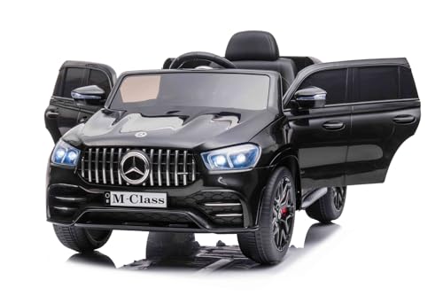 Elektro Kinderauto Mercedes M-Class 2x25W 12V/7Ah, Farbe:Schwarz von Kidcars