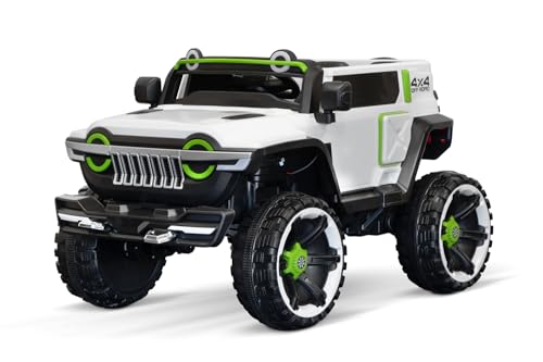 Elektro Kinderauto UTV SUV Ultimate Single 4X30W 12V/7Ah, Farbe:Weiss von Kidcars