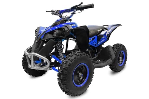 Kinder Elektro Quad Avenger Eco Mini Quad 1000W | 36V | 6 Zoll, Farbe:Blau von Kidcars