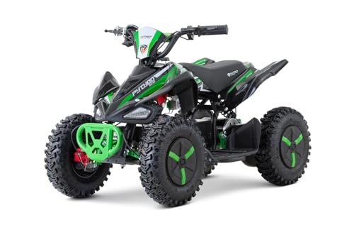 Nitro Motors 1000W Eco Mini Kinder Quad Python Snowy-Profile L Sport 6', Farbe:Grün von Kidcars