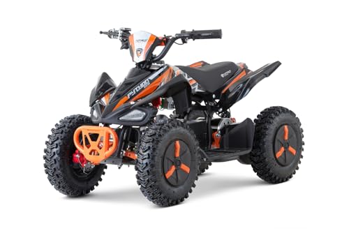 Nitro Motors 1000W Eco Mini Kinder Quad Python Snowy-Profile L Sport 6', Farbe:Orange von Kidcars