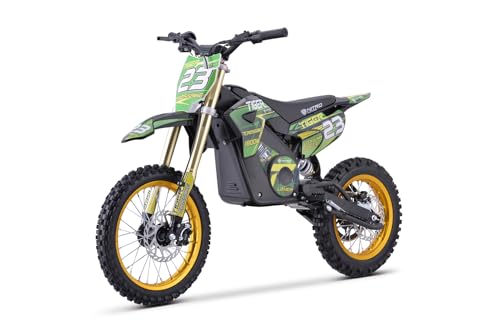 Nitro Motors E-Dirtbike 1800W 48V Tiger Lithium 13Ah 14/12 brushless Deluxe, Farbe:Grün von Kidcars