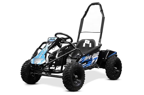 Nitro Motors Eco GoKid Dirty 1000W 48V 6 Zoll Offroad Kinderbuggy, Farbe:Blau von Kidcars