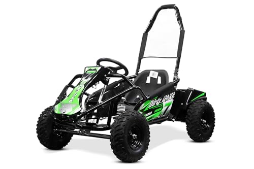 Nitro Motors Eco GoKid Dirty 1000W 48V 6 Zoll Offroad Kinderbuggy, Farbe:Grün von Kidcars