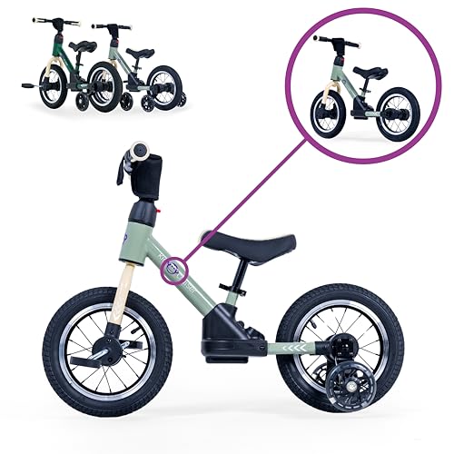 Kidcruiser PedalPlay Lauflernrad - Dreirad - 3-in-1 Design - Hellgrün von Kidcruiser