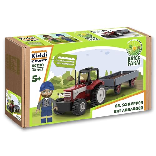 Kiddicraft KC1110 Großer Schlepper mit Anhänger von Kiddicraft