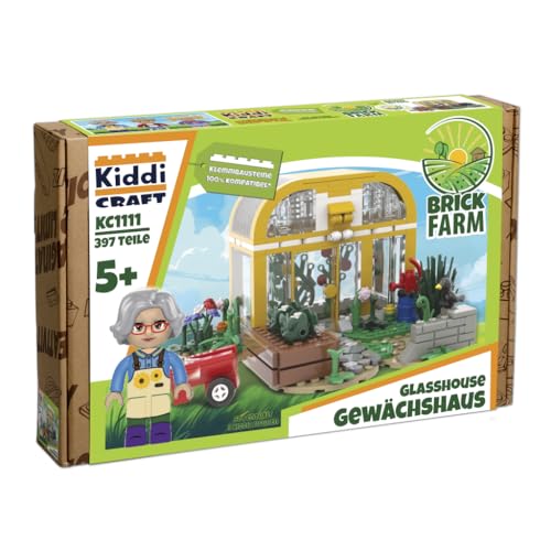 Kiddicraft KC1111 Gewächshaus - Klemmbausteine von Kiddicraft