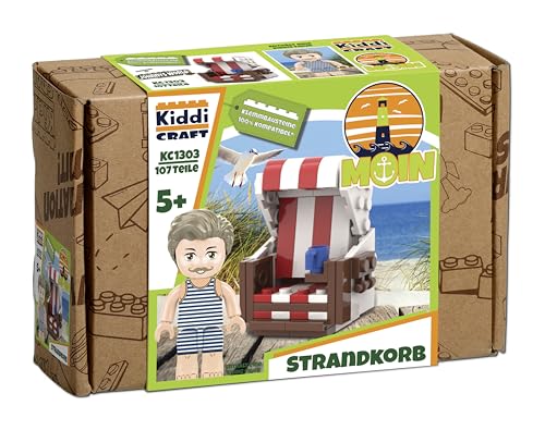 Kiddicraft KC1303 Strandkorb - Klemmbausteine Set Moin, maritim von Kiddicraft