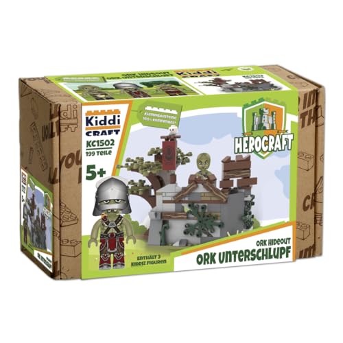 Kiddicraft KC1502 Ork Unterschlupf - Klemmbausteine von Kiddicraft