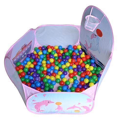 Kiddy-Fux Set Pink 700 Stück Bälle für Bällebad Ø5,5cm Bälle für Kinder Bällebäder Babybälle Plastikbälle Ballpool Bällepool Spielbälle Kinderbällebad 5,5cm Durchmesser von Kiddy-Fux