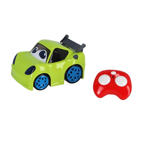 KiddyGo Crazy Racer RC Sportwagen 19 cm Grün | Ferngesteuertes Auto mit Licht- und Soundeffekten | Für Kinder ab 18 Monaten von KiddyGo