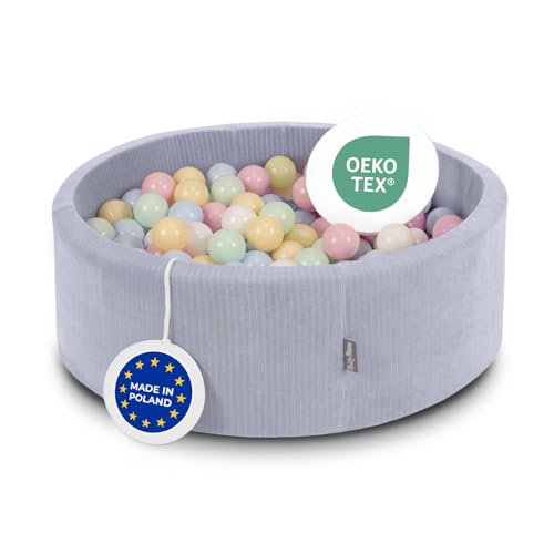 KiddyMoon Bällebad Kinder Schaumstoff 90X30cm/200 Bälle Für Baby Ab 1 Jahr KiddyMoon Bällebad Kinder Schaumstoff 90X30cm/200 Bälle Für Baby Ab 1 Jahr von KiddyMoon