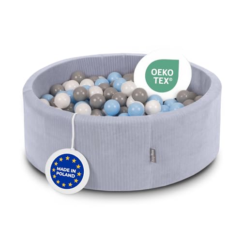 KiddyMoon Bällebad Kinder Schaumstoff 90X30cm/200 Bälle Für Baby Ab 1 Jahr KiddyMoon Bällebad Kinder Schaumstoff 90X30cm/200 Bälle Für Baby Ab 1 Jahr von KiddyMoon