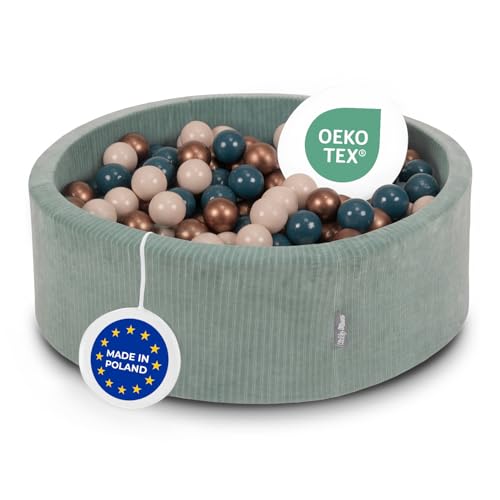 KiddyMoon Bällebad Kinder Schaumstoff 90X30cm/200 Bälle Für Baby Ab 1 Jahr KiddyMoon Bällebad Kinder Schaumstoff 90X30cm/200 Bälle Für Baby Ab 1 Jahr von KiddyMoon