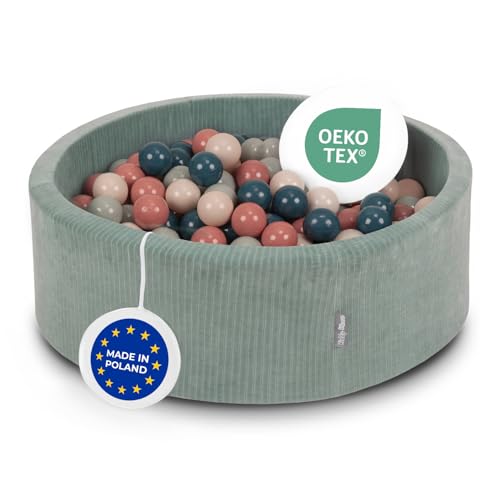 KiddyMoon Bällebad Kinder Schaumstoff 90X30cm/300 Bälle Für Baby Ab 1 Jahr KiddyMoon Bällebad Kinder Schaumstoff 90X30cm/300 Bälle Für Baby Ab 1 Jahr von KiddyMoon