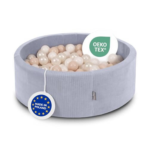 KiddyMoon Bällebad Kinder Schaumstoff 90X30cm/300 Bälle Für Baby Ab 1 Jahr KiddyMoon Bällebad Kinder Schaumstoff 90X30cm/300 Bälle Für Baby Ab 1 Jahr von KiddyMoon