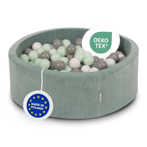 KiddyMoon Bällebad Kinder Schaumstoff 90X30cm/300 Bälle Für Baby Ab 1 Jahr KiddyMoon Bällebad Kinder Schaumstoff 90X30cm/300 Bälle Für Baby Ab 1 Jahr von KiddyMoon