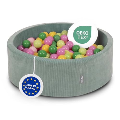 KiddyMoon Bällebad Kinder Schaumstoff 90X30cm/300 Bälle Für Baby Ab 1 Jahr KiddyMoon Bällebad Kinder Schaumstoff 90X30cm/300 Bälle Für Baby Ab 1 Jahr von KiddyMoon