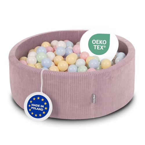 KiddyMoon Bällebad Kinder Schaumstoff 90X30cm/300 Bälle Für Baby Ab 1 Jahr KiddyMoon Bällebad Kinder Schaumstoff 90X30cm/300 Bälle Für Baby Ab 1 Jahr von KiddyMoon