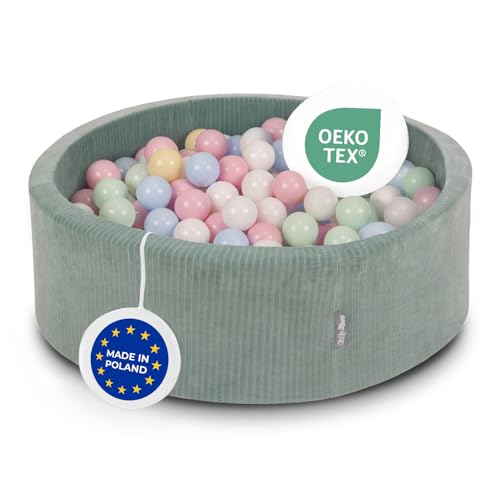 KiddyMoon Bällebad Kinder Schaumstoff 90X30cm/300 Bälle Für Baby Ab 1 Jahr KiddyMoon Bällebad Kinder Schaumstoff 90X30cm/300 Bälle Für Baby Ab 1 Jahr von KiddyMoon