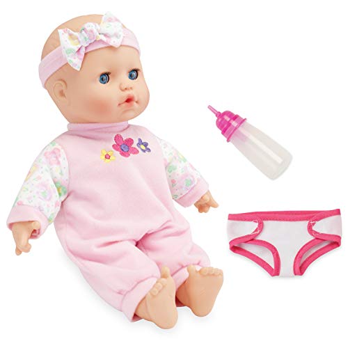 Kidoozie Sweetie Doll - Soft-Bodied 12 Inch Doll mit Öffnen und Schließen der Augen für Kinder ab 12 Monaten - Fördert emotionale Entwicklung und fantasievolles Spielen! von Kidoozie