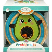 Frootimals Steckspiel Miss Pio Chickicado Holzformen-Rad mehrfarbig 2in1 Formen und Farben von Kids Euroswan